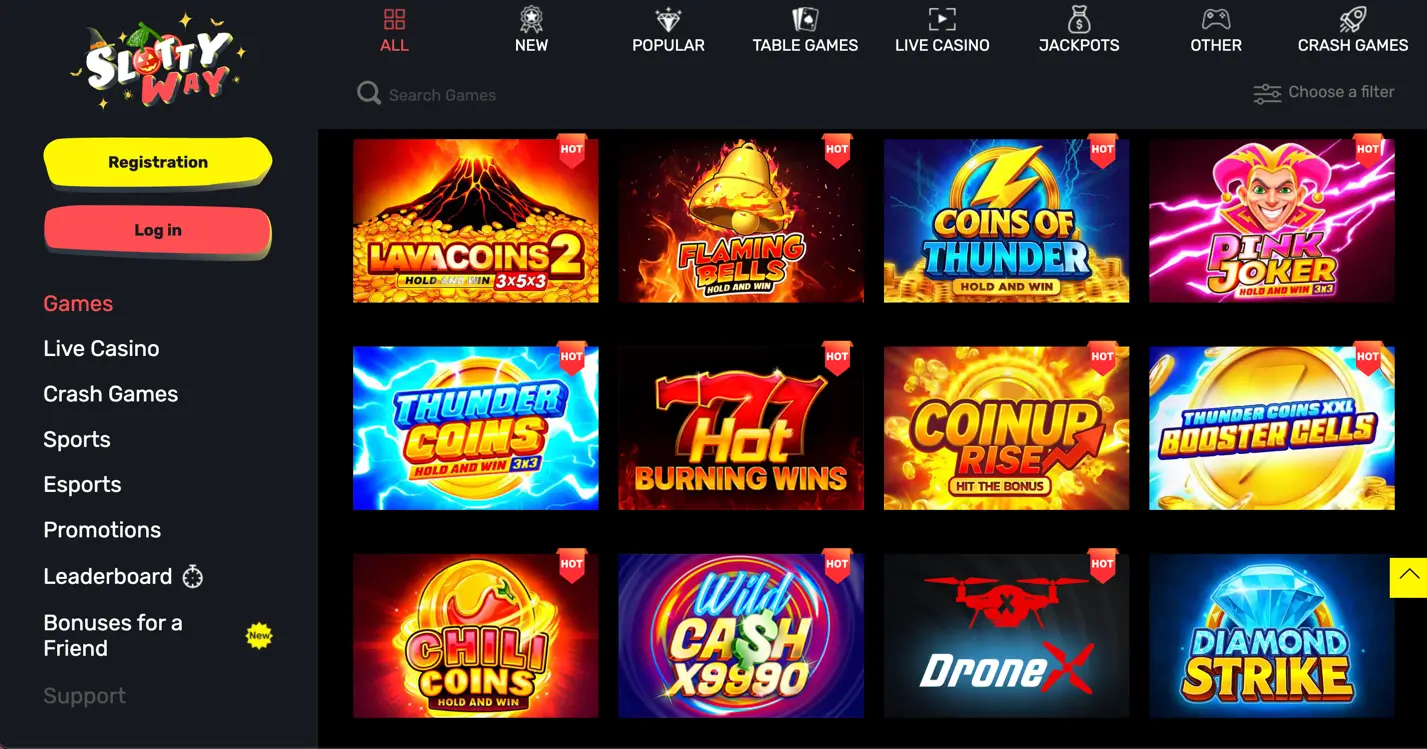 games slottyway