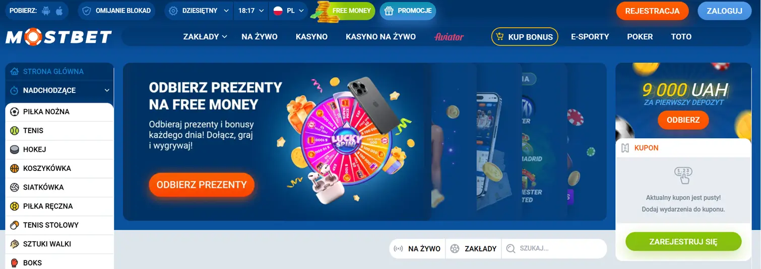 Strona glowna Mostbet Casino