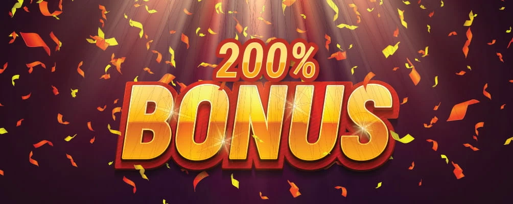Bonus 200% w kasynach online
