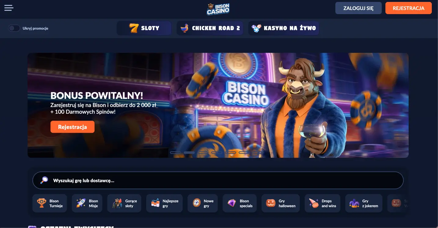 Bison casino pl