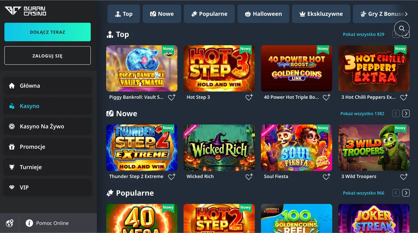 burancasino games