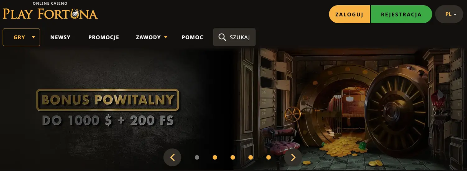 Strona glowna Play Fortuna Casino